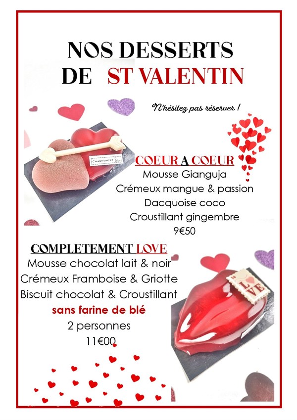Nos plaisirs  de la St Valentin